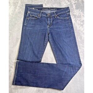 Citizens of Humanity premium dark rinse straight leg low rise sz 27 womens jeans